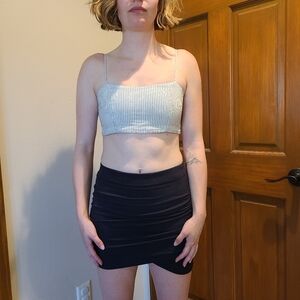 ✨️Will be donated on 12/3✨️Black Suede Skirt